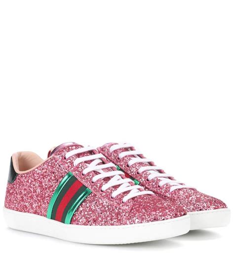 gucci rainbow ace sneakers|Gucci bambi glitter sneakers.